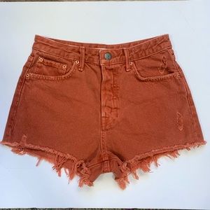 Girlfriend Cindy Cut Off Shorts In Spice Market